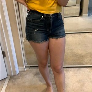 Pink Victoria Secret Jean Shorts